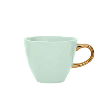 Culture de la nature en ville - Bonjour - Tasse à café - Tasse à café céladon Culture de la nature en ville