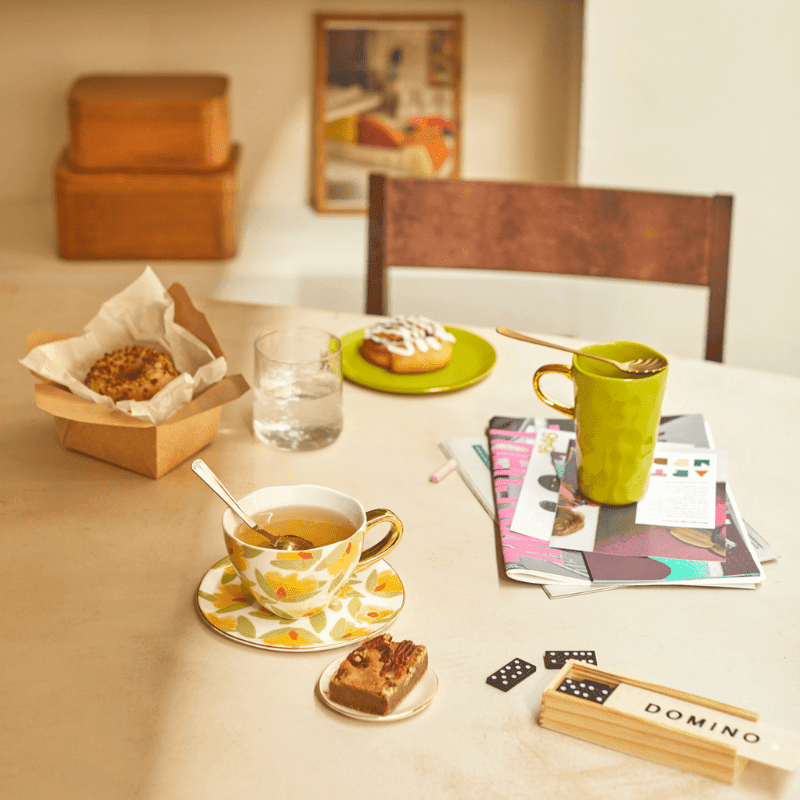 Cultura de la naturaleza urbana - Buenos días - Taza de café con leche - Guisante partido Cultura de la naturaleza urbana