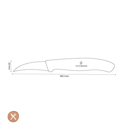 Victorinox - Tourneermes Swiss Classic RVS/Zwart 6 cm Victorinox 