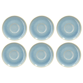 Villeroy &amp; Boch - Crafted Blueberry - Platillo de café de 15 cm, juego de 6 platillos Villeroy &amp; Boch