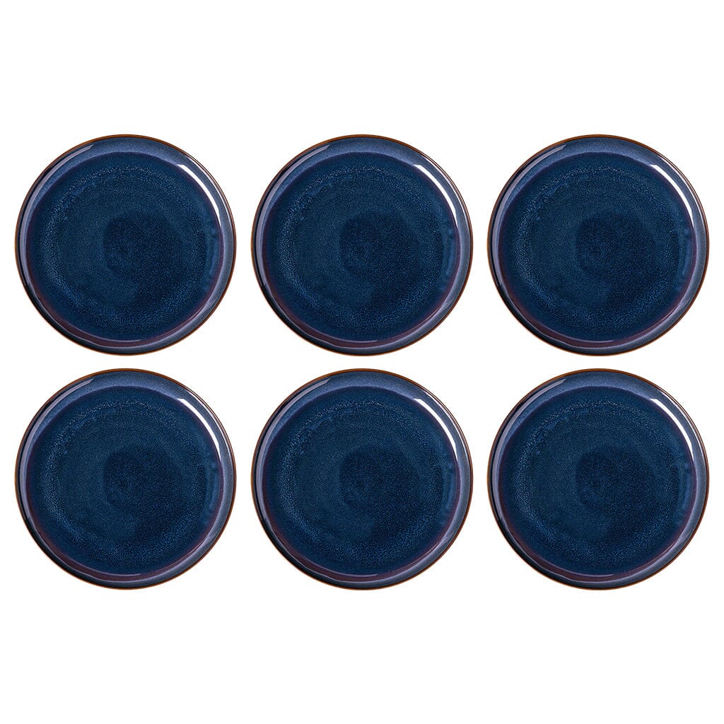 Villeroy & Boch - Crafted Denim - Platbord 26cm, Set van 6 Borden Villeroy & Boch 