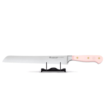 Wusthof - Cuchillo de pan clásico con doble filo dentado Sal rosa del Himalaya 23 cm Cuchillo de pan Wusthof