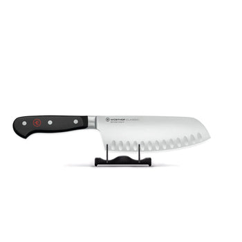 Cuchillo de chef Wusthof - Clásico Chai Dao con hendiduras, 17 cm