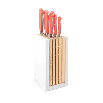 Wusthof - Juego de cuchillos Classic Color de 7 piezas con bloque Coral Peach Wusthof