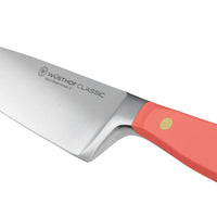 Wusthof - Cuchillo de cocinero clásico color coral melocotón de 20 cm Cuchillo de cocinero Wusthof