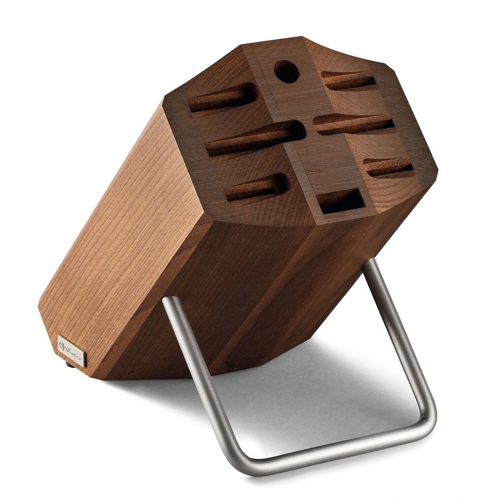 Wusthof - Juego de cuchillos Classic Ikon de 8 piezas con bloque de cuchillos marrón Juego de cuchillos con bloque Wusthof