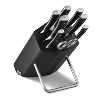 Wusthof - Juego de cuchillos Classic Ikon de 8 piezas con bloque de cuchillos negro Juego de cuchillos con bloque Wusthof