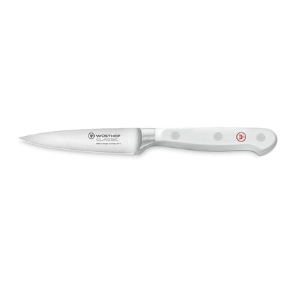 Wusthof - Juego de cuchillos clásicos de 6 piezas con Santoku blanco con bloque Juego de cuchillos con bloque Wusthof