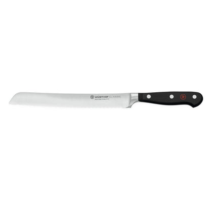 Wusthof - Juego de cuchillos clásicos con cuchillo para pan Juego de cuchillos de 3 piezas Wusthof