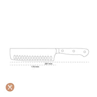 Wusthof - Nakiri clásico con hoyuelos 17 cm Nakirimes Wusthof