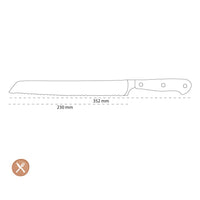 Wusthof - Cuchillo para pan de ñame morado clásico de 23 cm Cuchillo para pan Wusthof