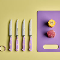 Wusthof - Juego de cuchillos para carne clásicos de 4 piezas Juego de cuchillos de ñame morado Wusthof