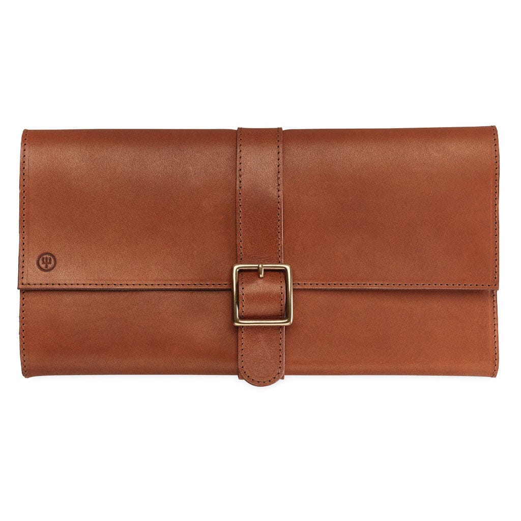 Wusthof - Juego de cuchillos para carne Ikon de 6 piezas + bolsa de cuero para cuchillos Juego de cuchillos Wusthof