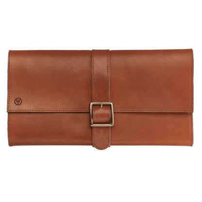 Wusthof - Juego de cuchillos para carne Ikon de 6 piezas + bolsa de cuero para cuchillos Juego de cuchillos Wusthof