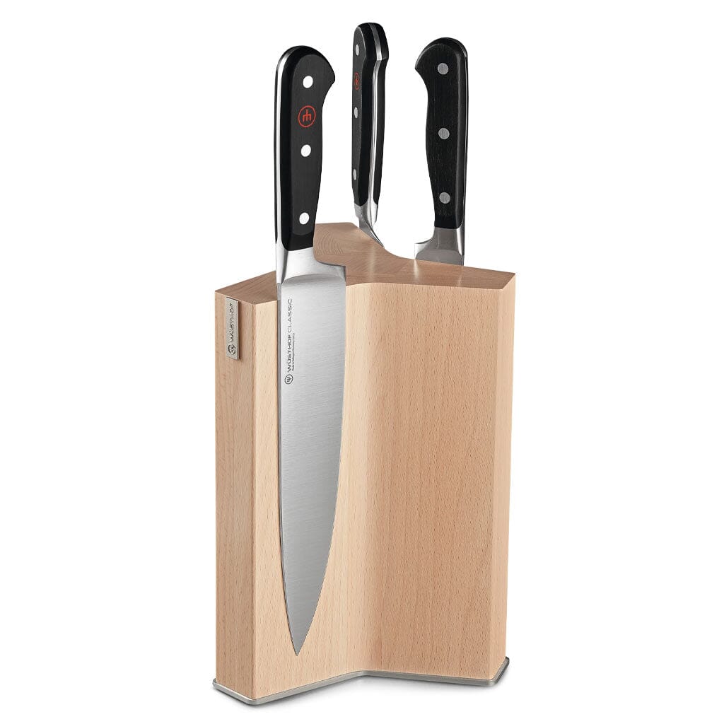 Bloque magnético para 6 cuchillos Wusthof - Bloque magnético para 6 cuchillos de madera de haya