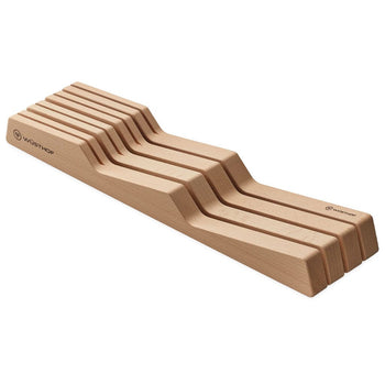 Bloque de cuchillos Wusthof - Cajón para bloque de cuchillos 43 x 11 x 5 cm - Bloque de cuchillos de madera de haya Wusthof