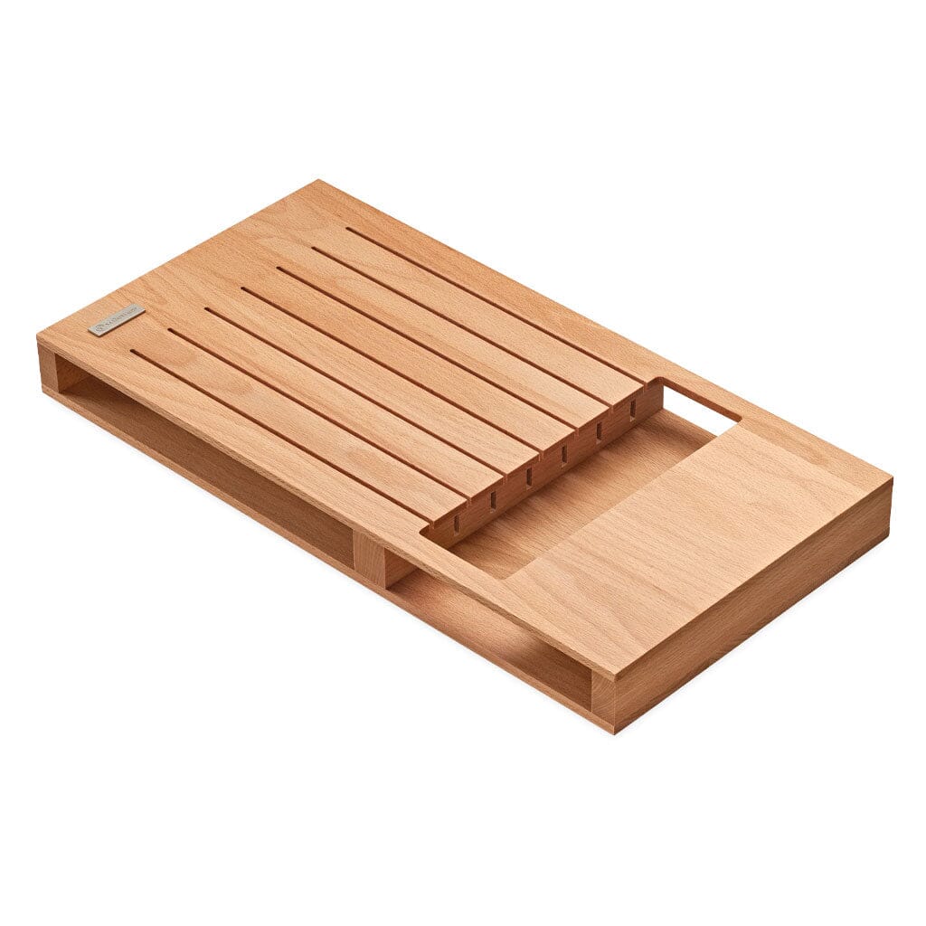 Bloque de cuchillos Wusthof - Cajón para bloque de cuchillos 43 x 22 x 4 cm - Bloque de cuchillos de haya roja Wusthof