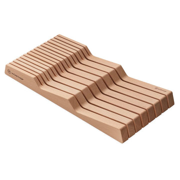 Bloque de cuchillos Wusthof - Cajón para bloque de cuchillos 43 x 22 x 5 cm - Bloque de cuchillos de madera de haya Wusthof