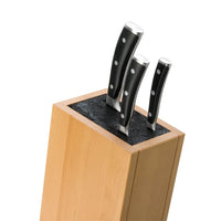 Wusthof - Bloque de cuchillos para 10 cuchillos - Bloque de cuchillos de madera de haya Wusthof