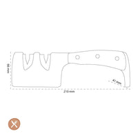 Afilador de cuchillos Wusthof, de cerámica y diamante 