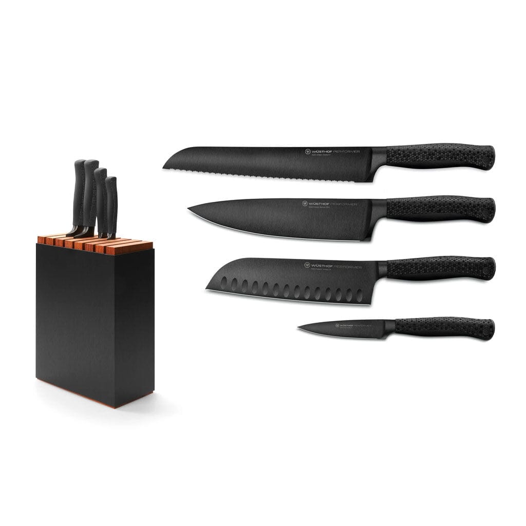 Bloque de cuchillos Performer de Wusthof, juego de 5 cuchillos Wusthof
