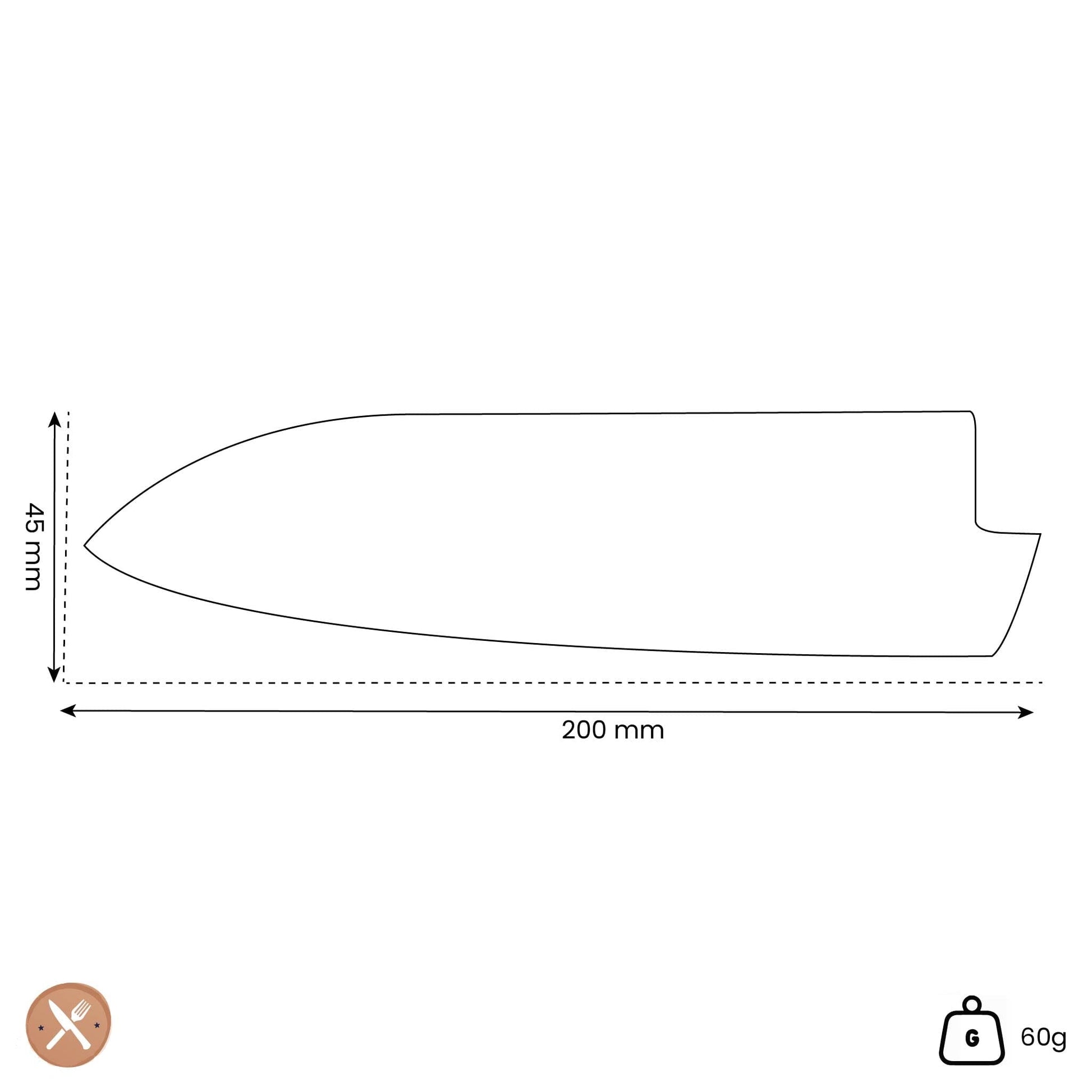 Yaxell - Kantana Mesbeschermer voor Santoku mes 16.5 cm Messenbeschermer Yaxell 