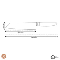 Yaxell - Cuchillo Ketu Kiritsuke 20 cm Cuchillo Kiritsuke Yaxell