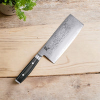 Yaxell - Cuchillo de cocinero chino Ran 18 cm Cuchillo de cocinero chino Yaxell