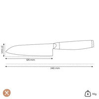 Yaxell - Cuchillo Santoku Super Gou 12,5 cm Cuchillo Santoku Yaxell 