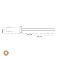Acero de afilar Zwilling (plástico) 230 mm Acero de afilar Zwilling