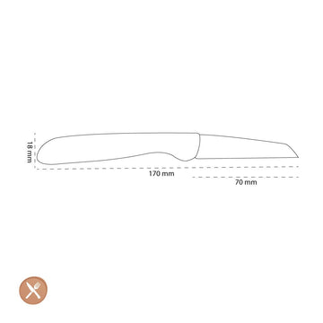 Zwilling - Cuchillo para verduras 70 mm Rojo Zwilling