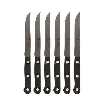 Zwilling - Juego de cuchillos para carne Twin Gourmet de 6 piezas Zwilling