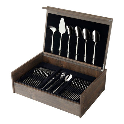 Amefa - Cuba 1120 78-pc Cutlery set in wooden canteen Bestekset Amefa 