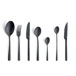 Amefa - Juego de cubiertos Manille de 42 piezas - Negro Amefa
