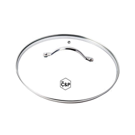 Por C&amp;P - Tapa de cristal 24 cm Tapa para sartén Por C&amp;P