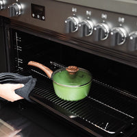 Por C&amp;P - Go Green Steelpan 18 cm con tapa de cristal Steelpan Por C&amp;P