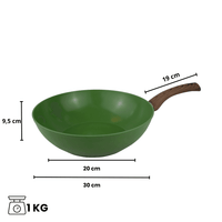 Por C&amp;P - Sartén Wok Go Green 30 cm Por C&amp;P