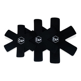 Por C&amp;P - Protector de sartenes (paquete de 3) Protectores de sartenes Por C&amp;P