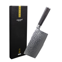 Damasco Serie BR - Cuchillo Nakiri grande Shinrai Japón