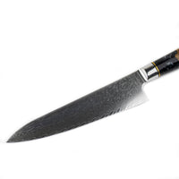 Cuchillo de chef de Damasco de ónix epoxi de 20 cm Shinrai Japón