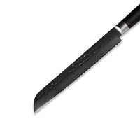 Cuchillo de pan de Damasco martillado BR - 20 cm Cuchillos de cocina Shinrai Japón