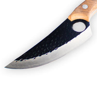 Serie Gladiator RVS Martillado - Cuchillo de Chef Universal con Funda Shinrai Japón