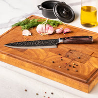 Serie de acero inoxidable martillado - Juego de cuchillos de 3 piezas Shinrai Japón