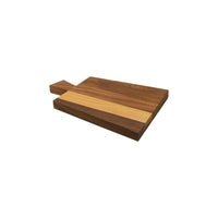 Tabla de cortar italiana de madera de nogal - 40 x 25 x 2,5 cm Tabla de cortar de madera Artelegno 