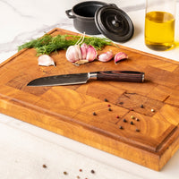 Serie de estampados de Damasco japonés - Juego de 5 piezas, 1 cuchillo de cocina Shinrai Japón