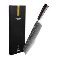 Serie de estampados de Damasco japonés - Cuchillos de cocina Kiritsuke Shinrai Japón