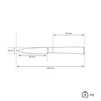 Serie de estampados de Damasco japonés - Cuchillos de cocina Shinrai Japón