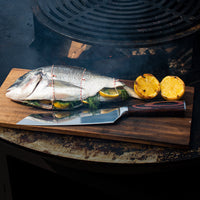 Serie de estampados de damasco japonés - Cuchillos de cocina Kiritsuke Shinrai Japón