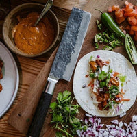 Kuro - Nakiri japonés gigante de cocina de 18 cm