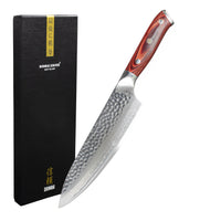 Serie Rojo Caoba - Cuchillo de Chef 20 cm Shinrai Japón